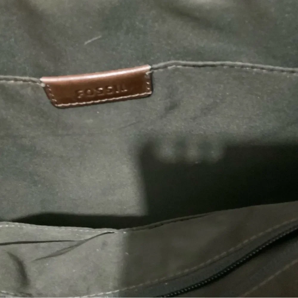 NWT Fossil Defender Eco Leather Brief Bag